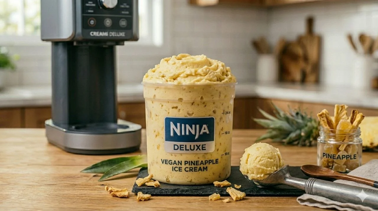 Vegan Pineapple Ninja Creami